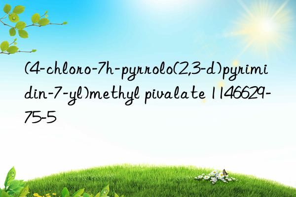 (4-chloro-7h-pyrrolo(2,3-d)pyrimidin-7-yl)methyl pivalate 1146629-75-5