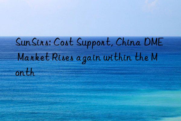 SunSirs: Cost Support, China DME Market Rises again within the Month