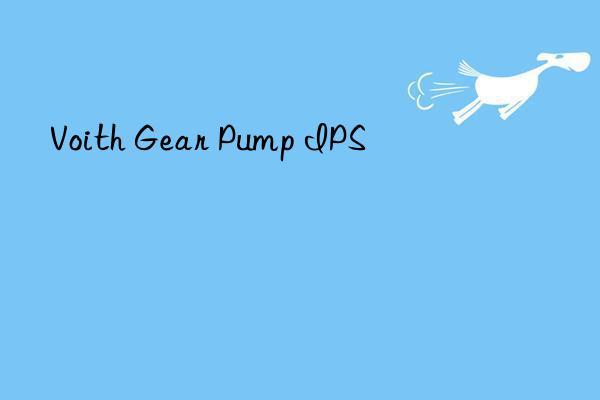 Voith Gear Pump IPS