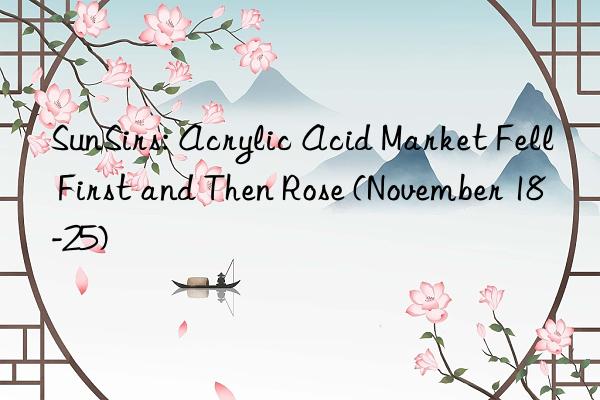 SunSirs: Acrylic Acid Market Fell First and Then Rose (November 18-25)