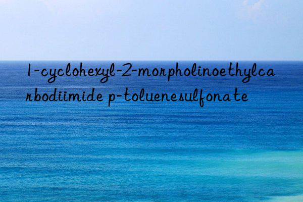 1-cyclohexyl-2-morpholinoethylcarbodiimide p-toluenesulfonate