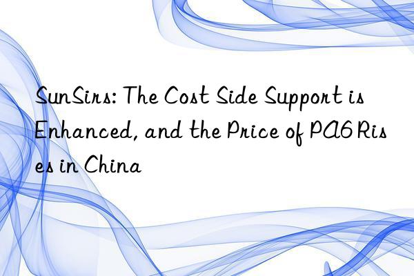 SunSirs: The Cost Side Support is Enhanced, and the Price of PA6 Rises in China