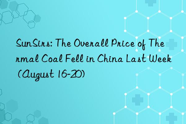 SunSirs: The Overall Price of Thermal Coal Fell in China Last Week (August 16-20)