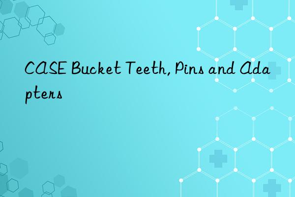 CASE Bucket Teeth, Pins and Adapters