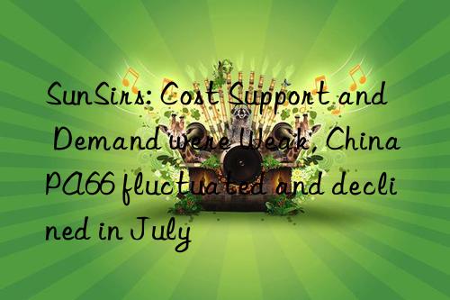 SunSirs: Cost Support and Demand were Weak, China PA66 fluctuated and declined in July