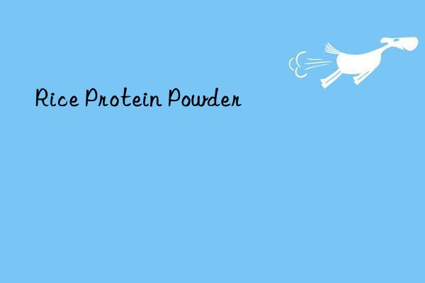 Rice Protein Powder