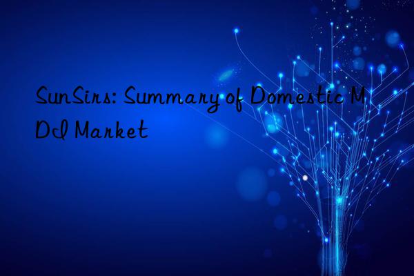 SunSirs: Summary of Domestic MDI Market