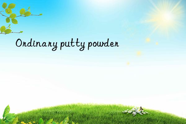 Ordinary putty powder