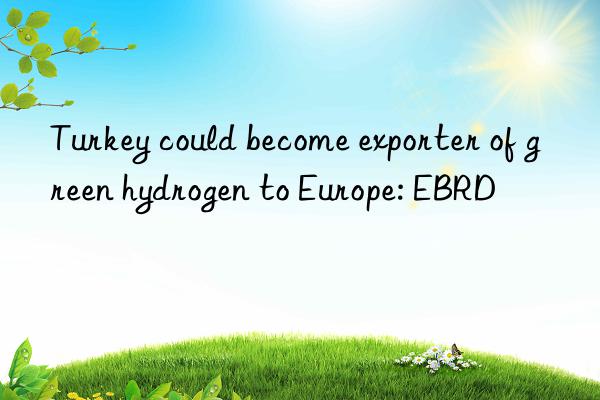 Turkey could become exporter of green hydrogen to Europe: EBRD