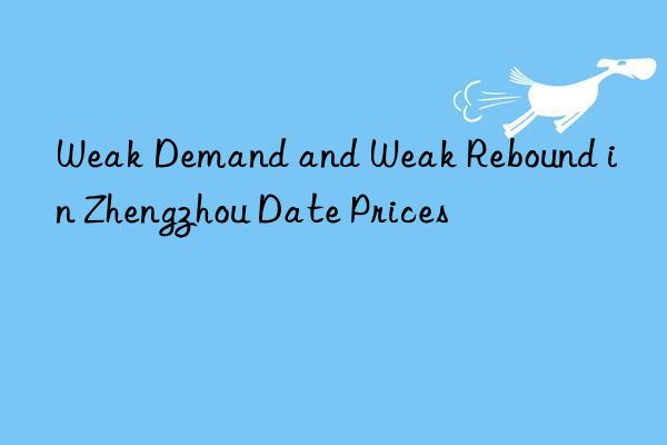 Weak Demand and Weak Rebound in Zhengzhou Date Prices