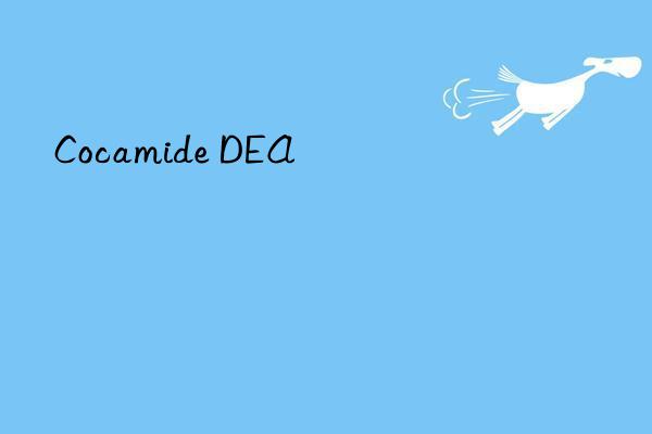 Cocamide DEA