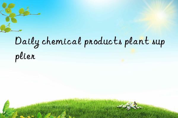 Daily chemical products plant supplier