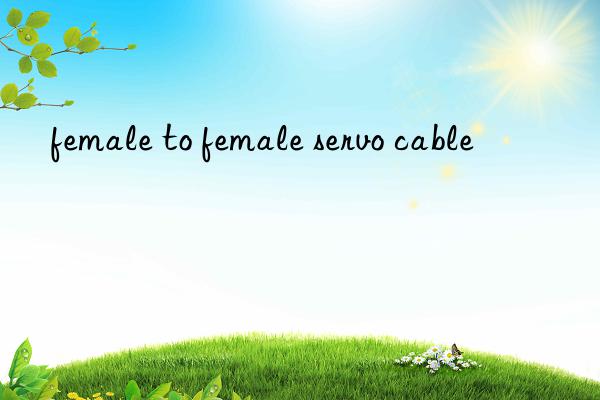 female to female servo cable