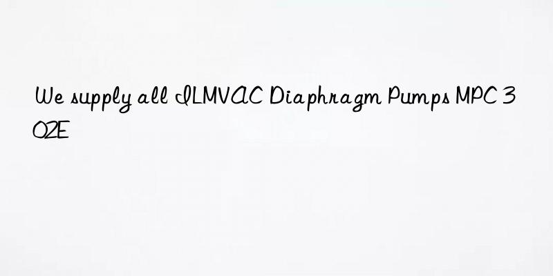 We supply all ILMVAC Diaphragm Pumps MPC 302E