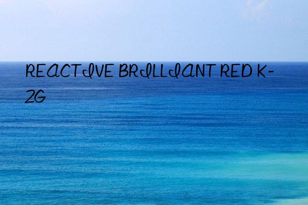 REACTIVE BRILLIANT RED K-2G