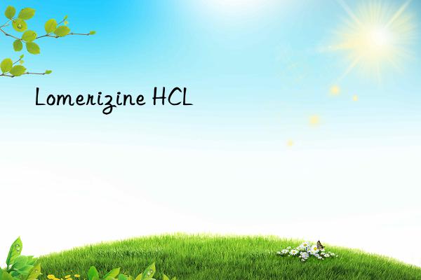 Lomerizine HCL