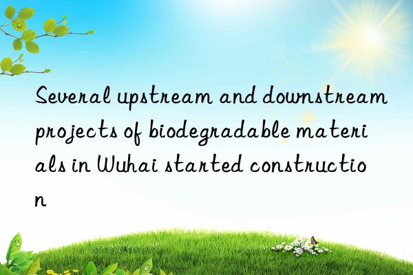 Several upstream and downstream projects of biodegradable materials in Wuhai started construction