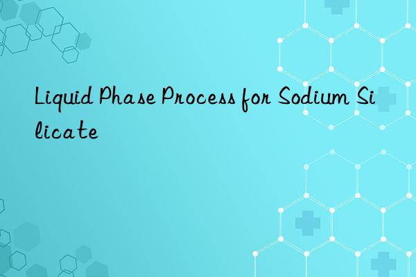 Liquid Phase Process for Sodium Silicate