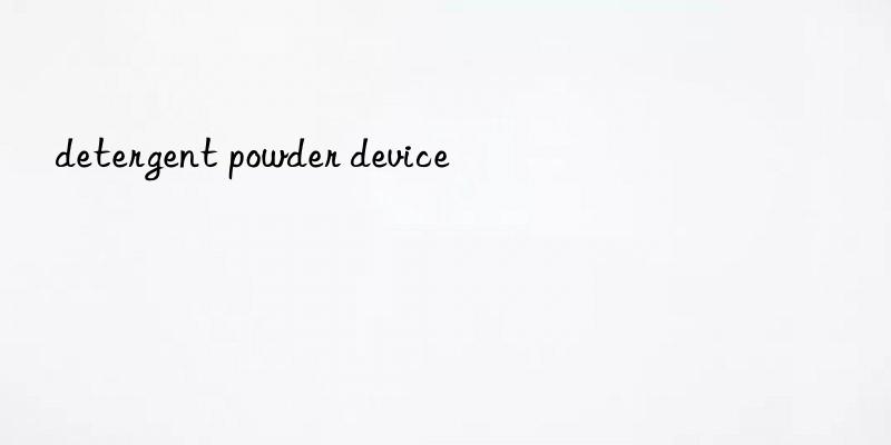 detergent powder device