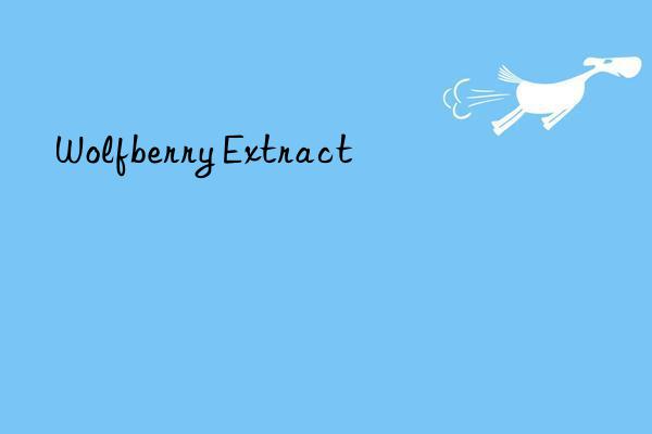 Wolfberry Extract