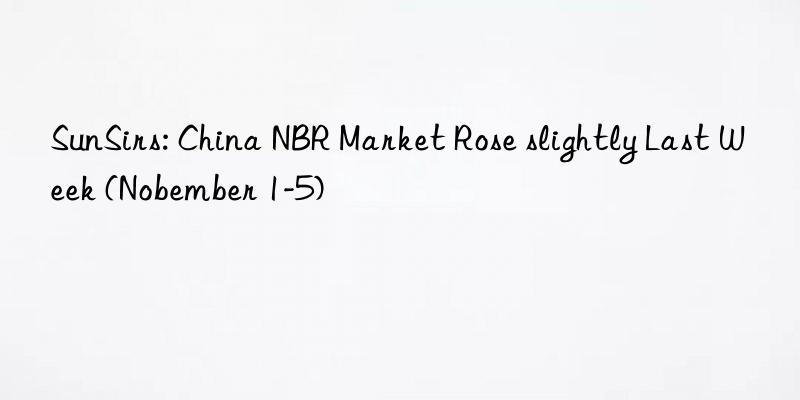 SunSirs: China NBR Market Rose slightly Last Week (Nobember 1-5)