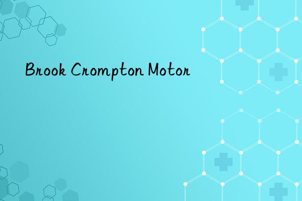 Brook Crompton Motor