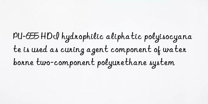 PU-655 HDI hydrophilic aliphatic polyisocyanate is used as curing agent component of waterborne two-component polyurethane system