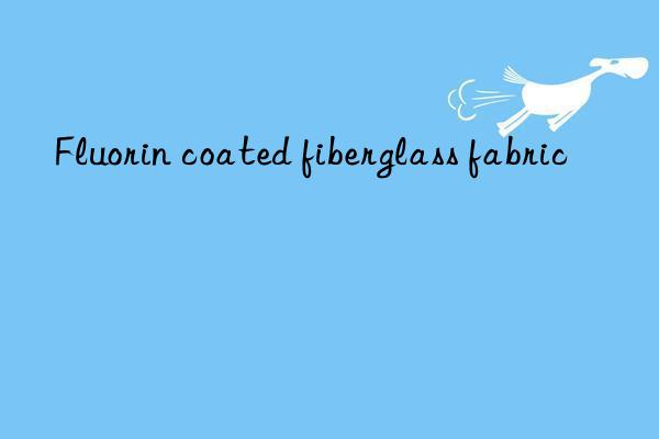 Fluorin coated fiberglass fabric