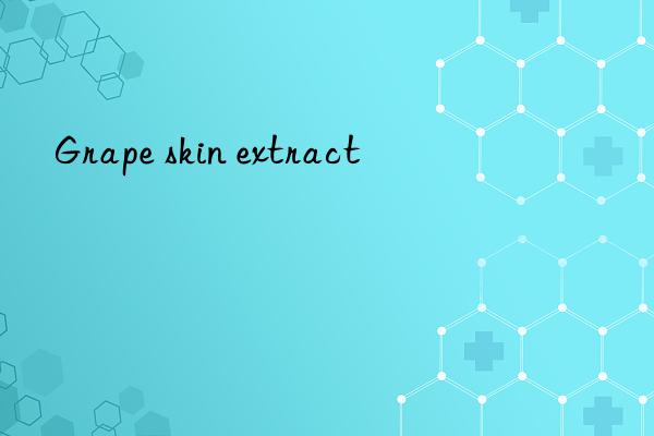 Grape skin extract