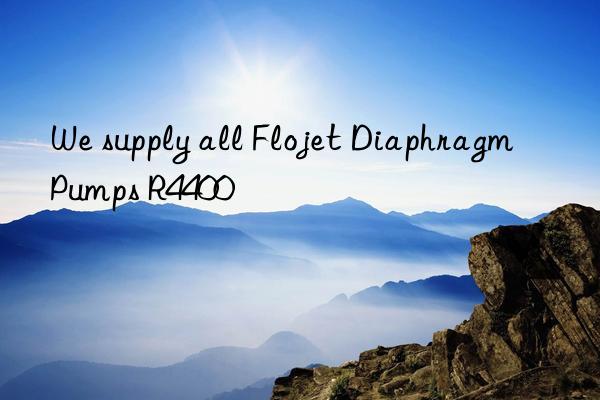 We supply all Flojet Diaphragm Pumps R4400