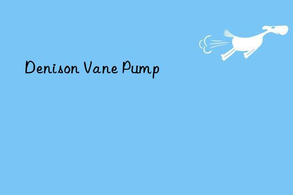 Denison Vane Pump