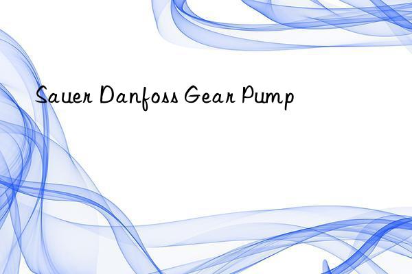 Sauer Danfoss Gear Pump