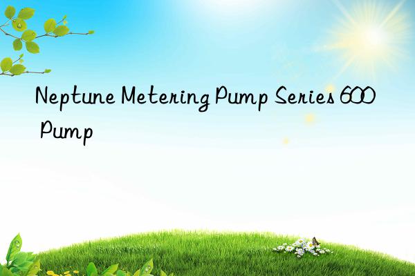 Neptune Metering Pump Series 600 Pump