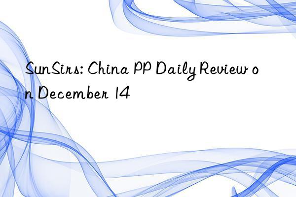 SunSirs: China PP Daily Review on December 14