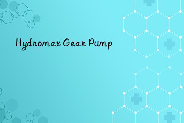 Hydromax Gear Pump