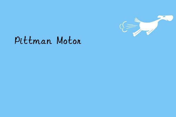 Pittman  Motor