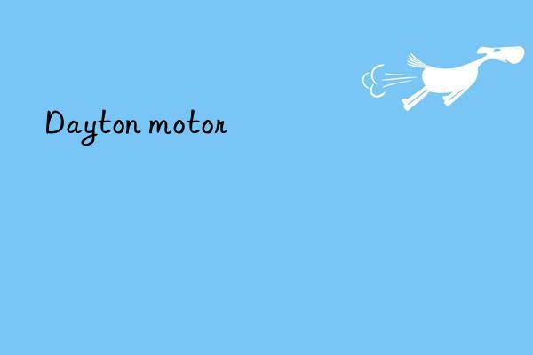 Dayton motor