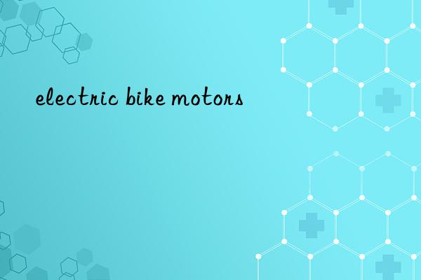 electric bike motors