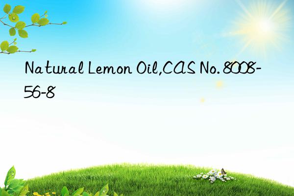 Natural Lemon Oil,CAS No. 8008-56-8