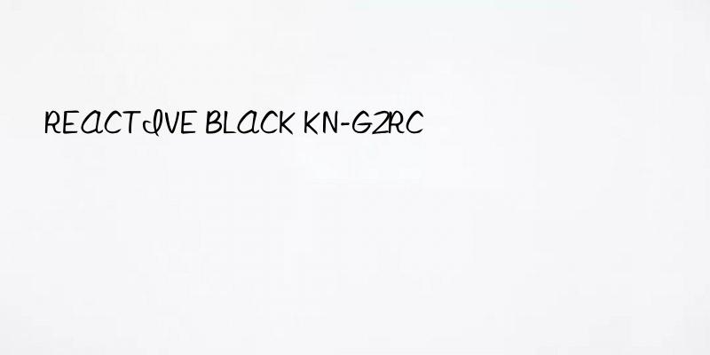 REACTIVE BLACK KN-G2RC