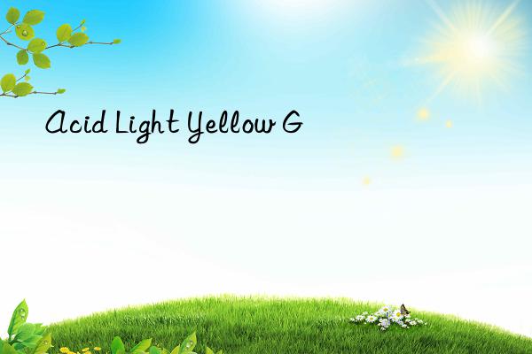 Acid Light Yellow G