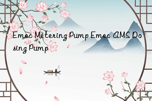 Emec Metering Pump Emec AMS Dosing Pump