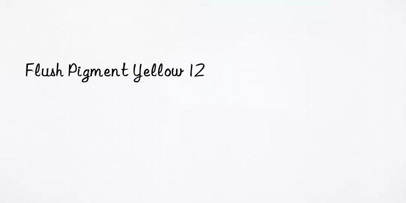 Flush Pigment Yellow 12