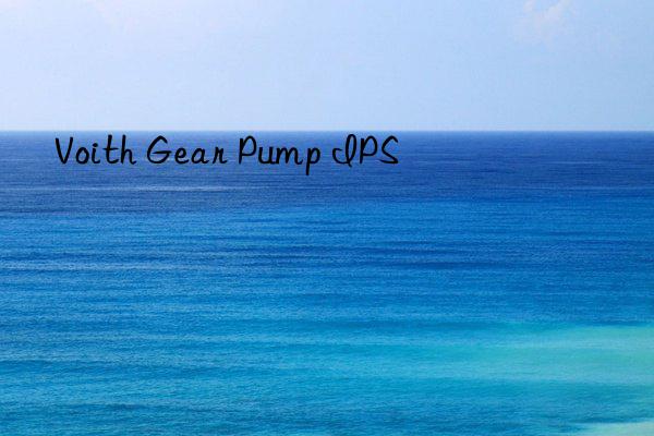 Voith Gear Pump IPS