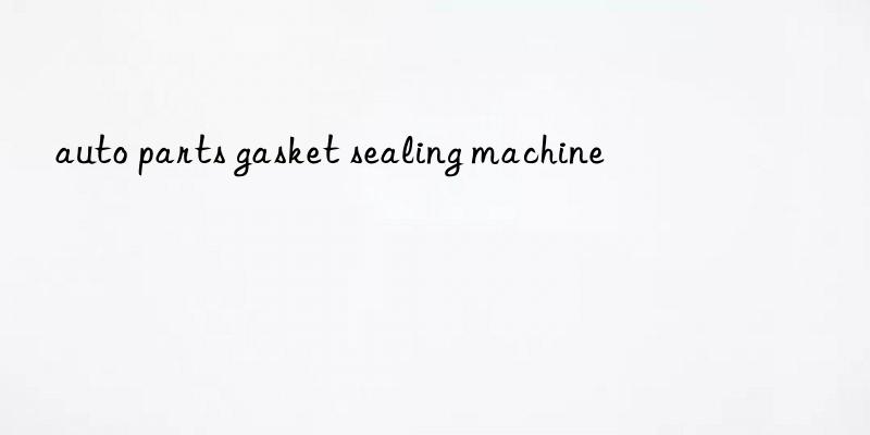 auto parts gasket sealing machine