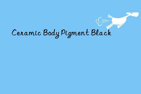 Ceramic Body Pigment Black