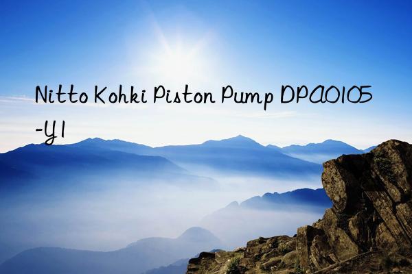 Nitto Kohki Piston Pump DPA0105-Y1