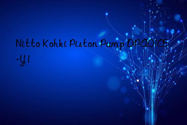 Nitto Kohki Piston Pump DPA0105-Y1