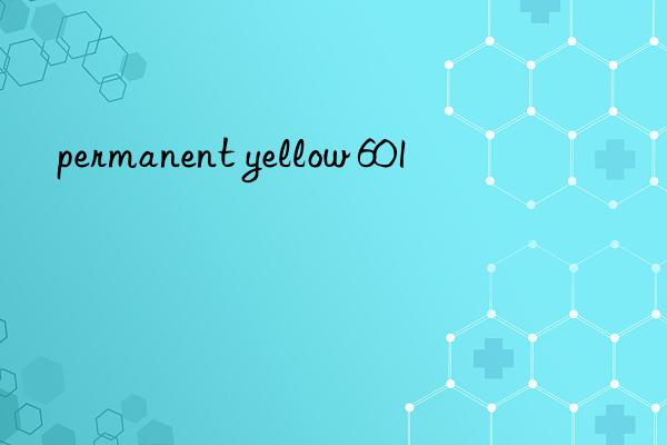 permanent yellow 601