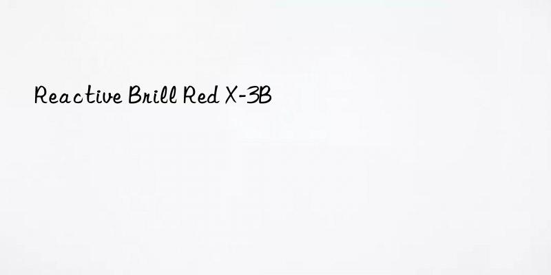 Reactive Brill Red X-3B